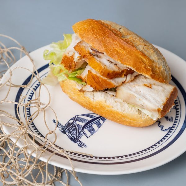 Buttermakrele Fischbrötchen