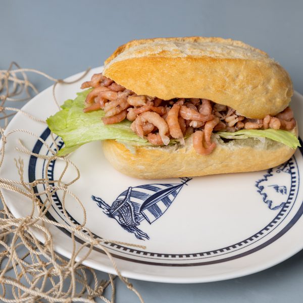Nordseekrabbe Fischbrötchen